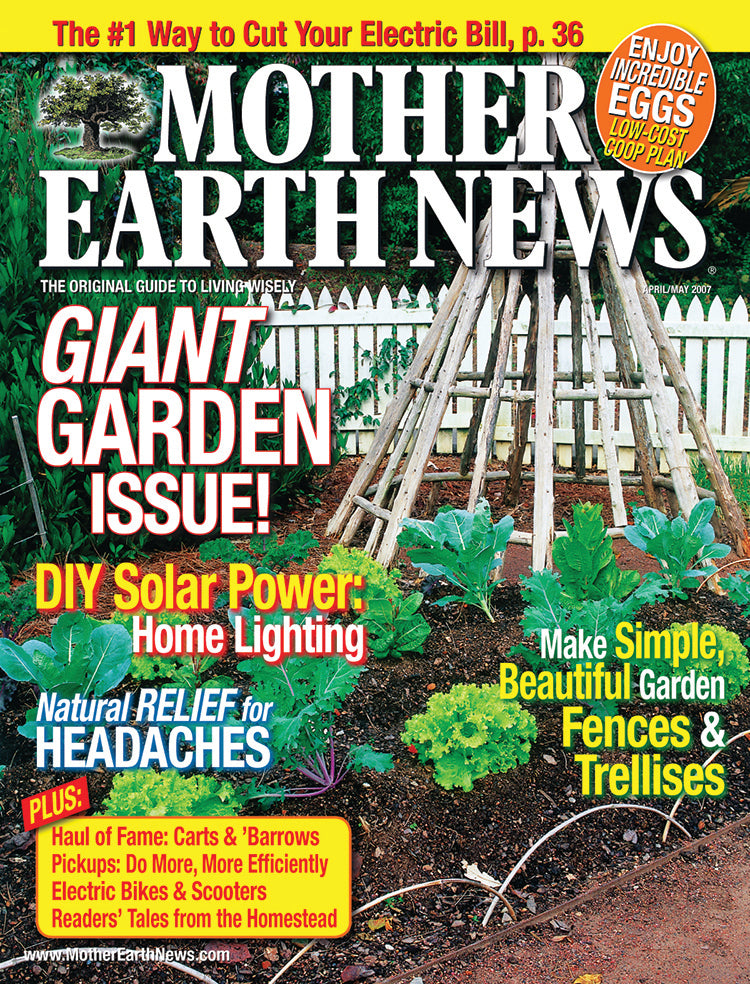 MOTHER EARTH NEWS MAGAZINE, APRIL/MAY 2007 #221