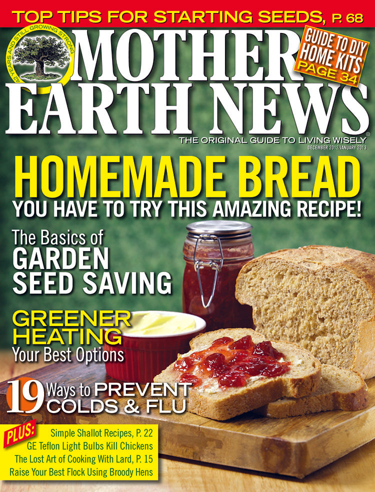 MOTHER EARTH NEWS MAGAZINE, DECEMBER 2012/JANUARY 2013
