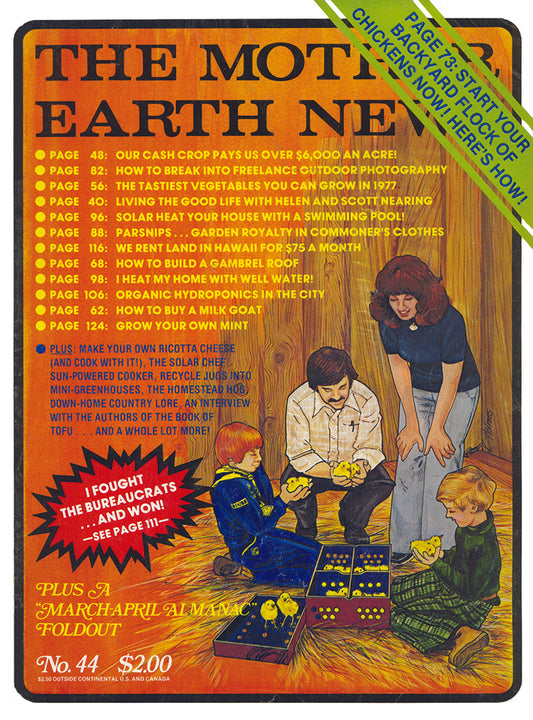 MOTHER EARTH NEWS MAGAZINE, MARCH/APRIL 1977 #44