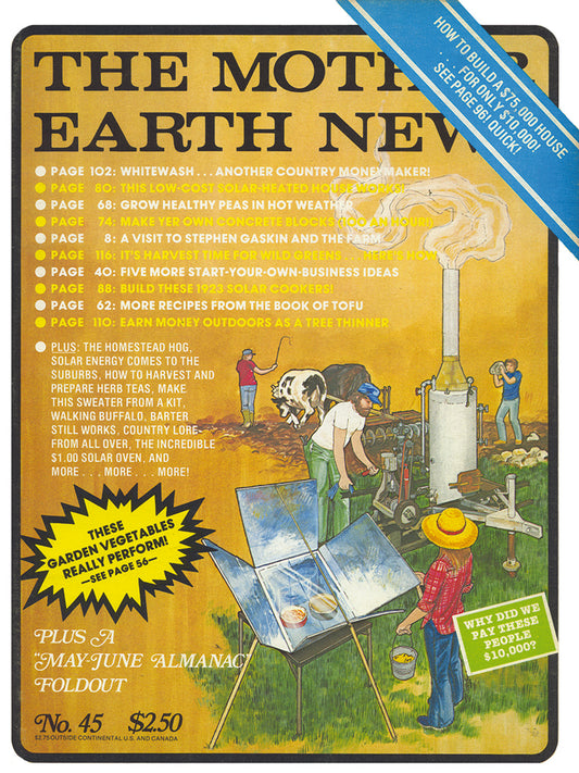 MOTHER EARTH NEWS MAGAZINE, MAY/JUNE 1977 #45