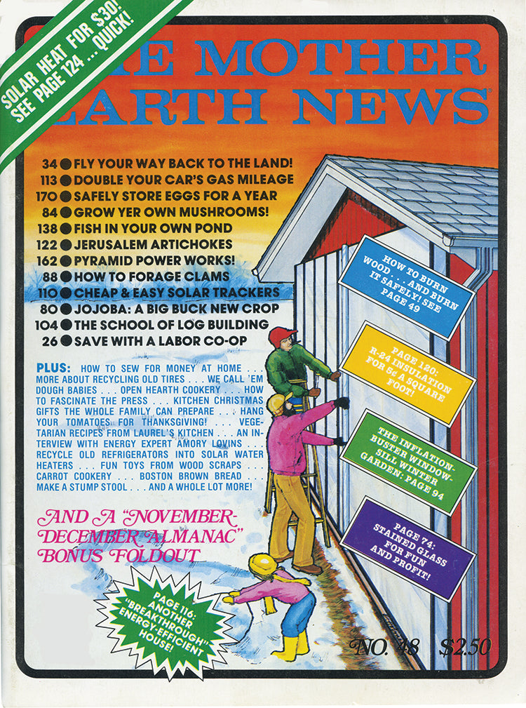 MOTHER EARTH NEWS MAGAZINE, DECEMBER 1977/JANUARY 1978