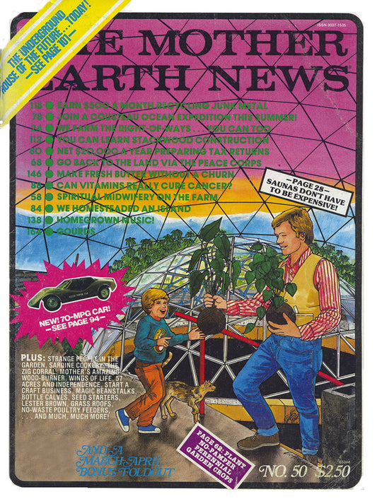 MOTHER EARTH NEWS MAGAZINE, MARCHAPRIL 1978 #50
