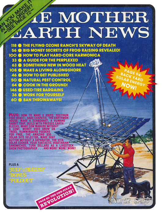 MOTHER EARTH NEWS MAGAZINE, JULY/AUGUST 1978 #52