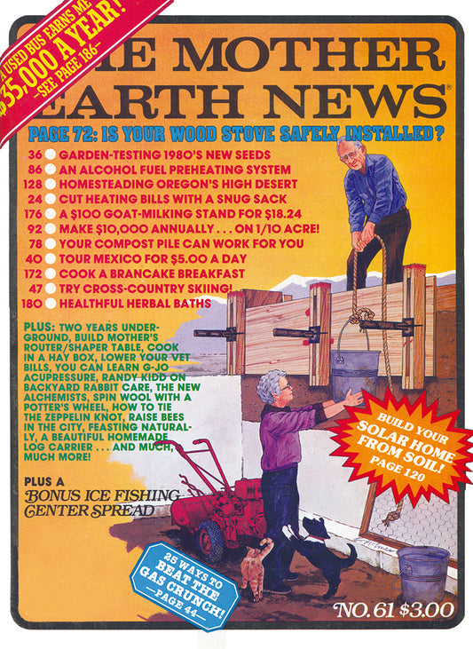 MOTHER EARTH NEWS MAGAZINE, JANUARY/FEBRUARY 1980 #61