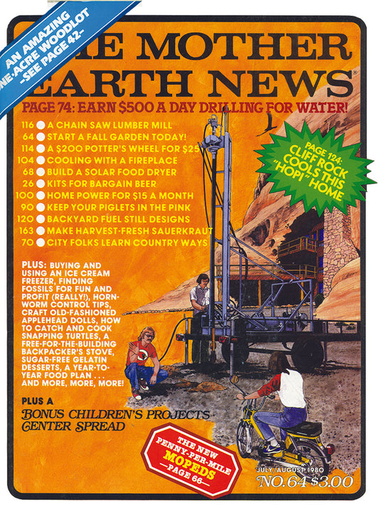 MOTHER EARTH NEWS MAGAZINE, JULY/AUGUST 1980 #64