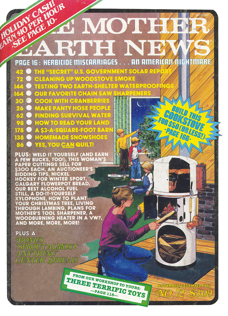 MOTHER EARTH NEWS MAGAZINE, NOVEMBER/DECEMBER 1981 #72