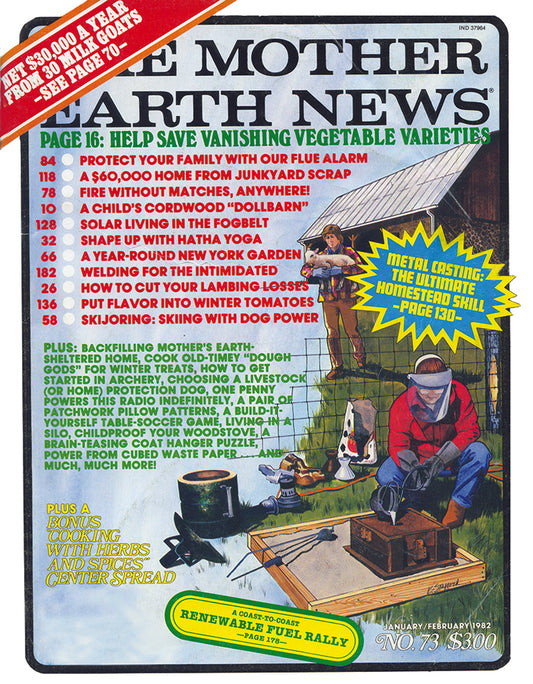 MOTHER EARTH NEWS MAGAZINE, JANUARY/FEBRUARY 1982 #73