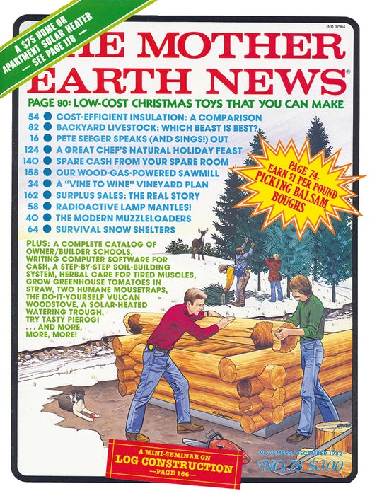 MOTHER EARTH NEWS MAGAZINE, NOVEMBER/DECEMBER 1982 #78