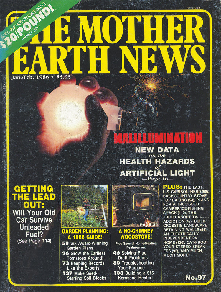 MOTHER EARTH NEWS MAGAZINE, JANUARY/FEBRUARY 1986