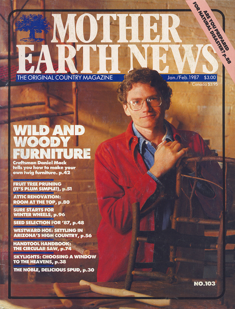 MOTHER EARTH NEWS MAGAZINE, JANUARY/FEBRUARY 1987