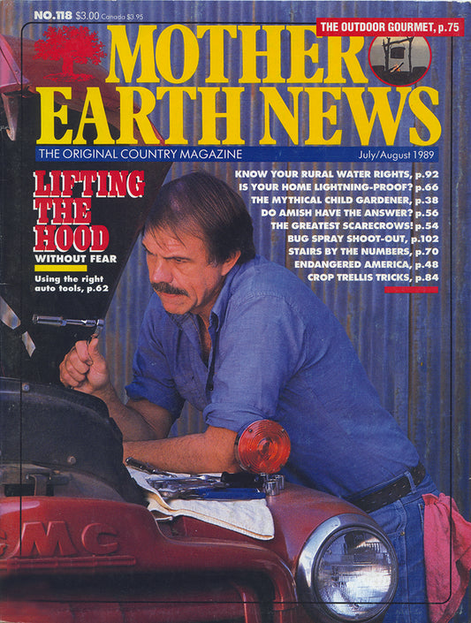 MOTHER EARTH NEWS MAGAZINE, JULY/AUGUST 1989 #118