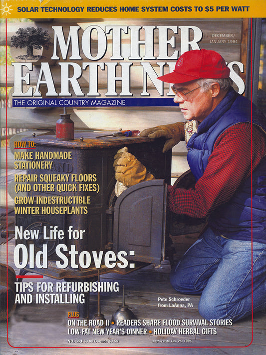 MOTHER EARTH NEWS MAGAZINE, DECEMBER 1993/JANUARY 1994 #141