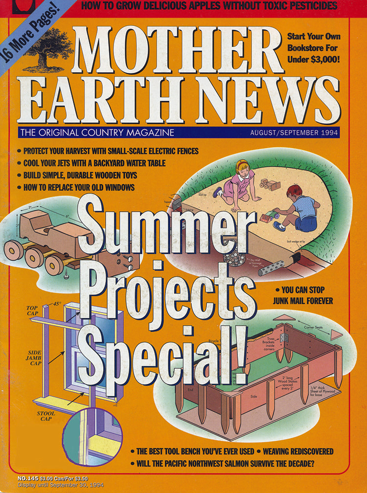MOTHER EARTH NEWS MAGAZINE, AUGUST/SEPTEMBER 1994