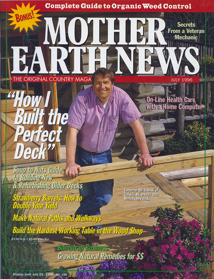 MOTHER EARTH NEWS MAGAZINE, JUNE/JULY 1996