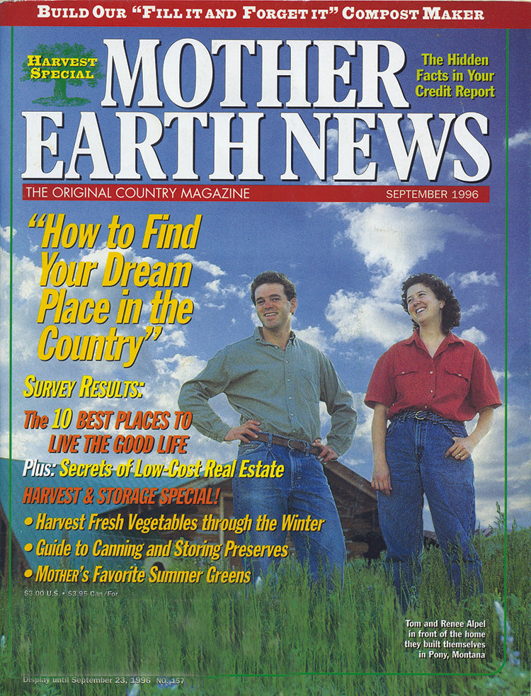 MOTHER EARTH NEWS MAGAZINE, AUGUST/SEPTEMBER 1996