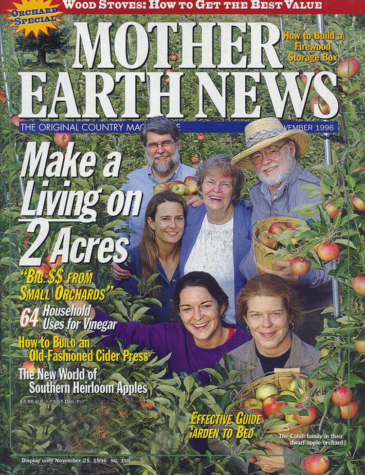 MOTHER EARTH NEWS MAGAZINE, OCTOBER/NOVEMBER 1996