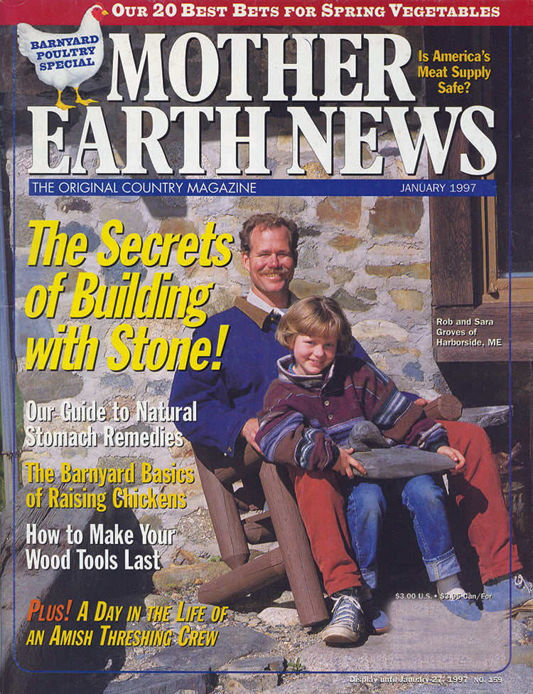 MOTHER EARTH NEWS MAGAZINE, DECEMBER 1996/JANUARY 1997