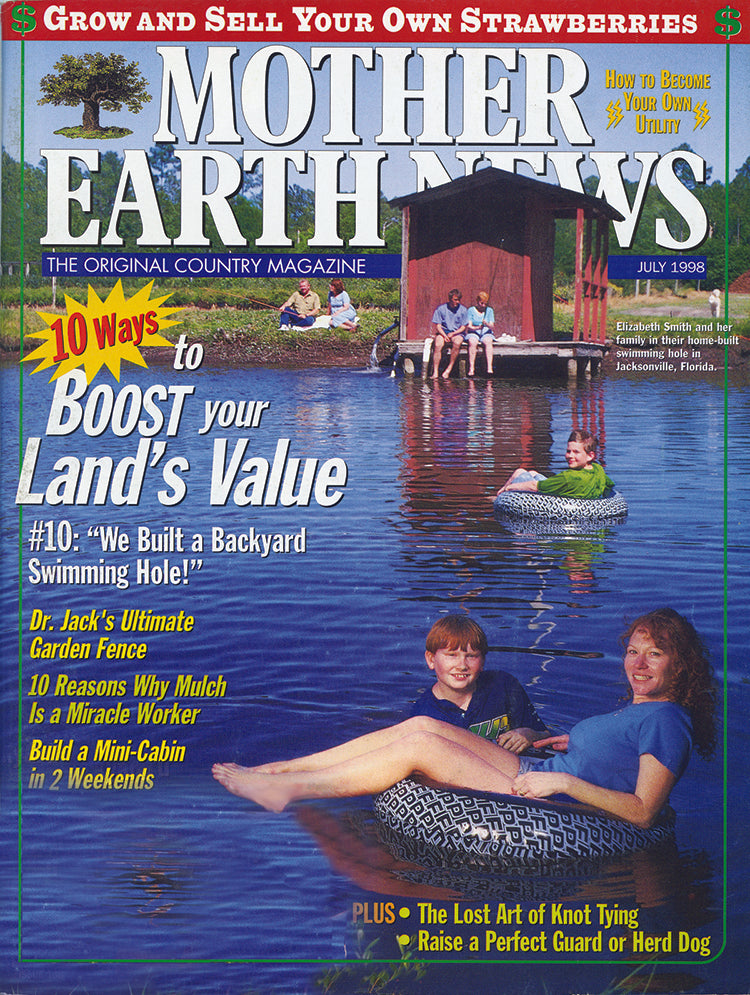 MOTHER EARTH NEWS MAGAZINE, JUNE/JULY 1998