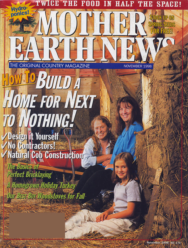 MOTHER EARTH NEWS MAGAZINE, OCTOBER/NOVEMBER 1998