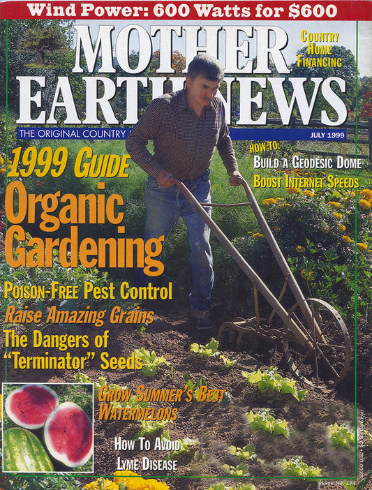 MOTHER EARTH NEWS MAGAZINE, JUNE/JULY 1999 #174