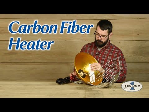600 WATT CARBON FIBER HEATER WITH 12'' DIAMETER SHADE